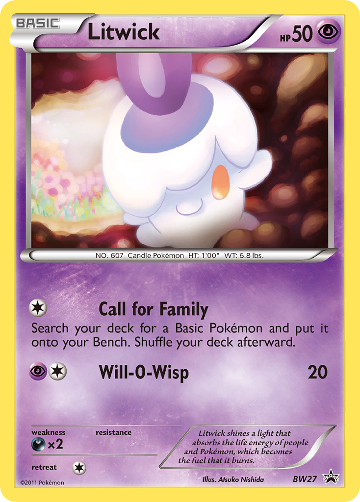 Litwick (BW27) [Black & White: Black Star Promos] | Clutch Gaming