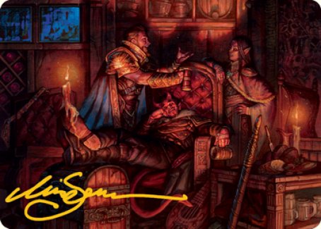 Long Rest Art Card (Gold-Stamped Signature) [Dungeons & Dragons: Adventures in the Forgotten Realms Art Series] | Clutch Gaming