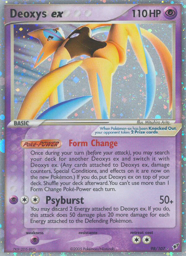 Deoxys ex (98/107) [EX: Deoxys] | Clutch Gaming