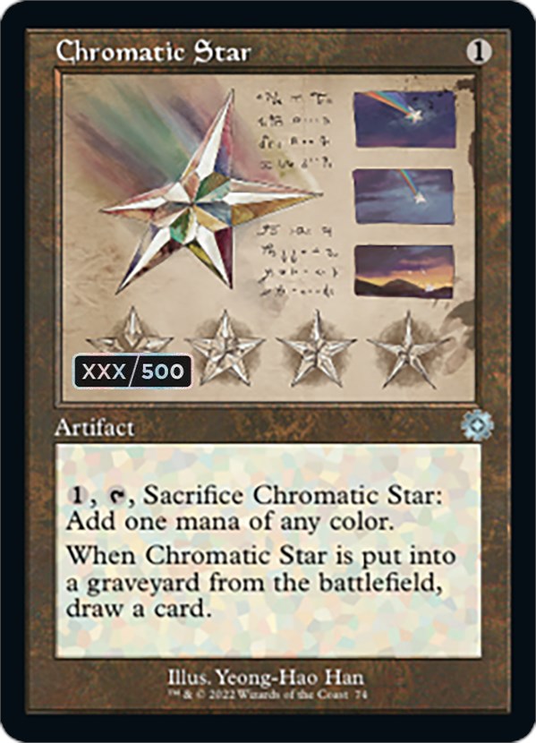 Chromatic Star (Retro Schematic) (Serial Numbered) [The Brothers' War Retro Artifacts] | Clutch Gaming