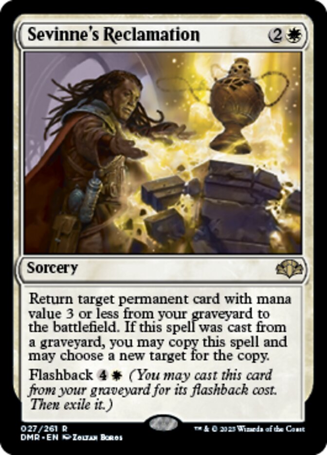 Sevinne's Reclamation [Dominaria Remastered] | Clutch Gaming