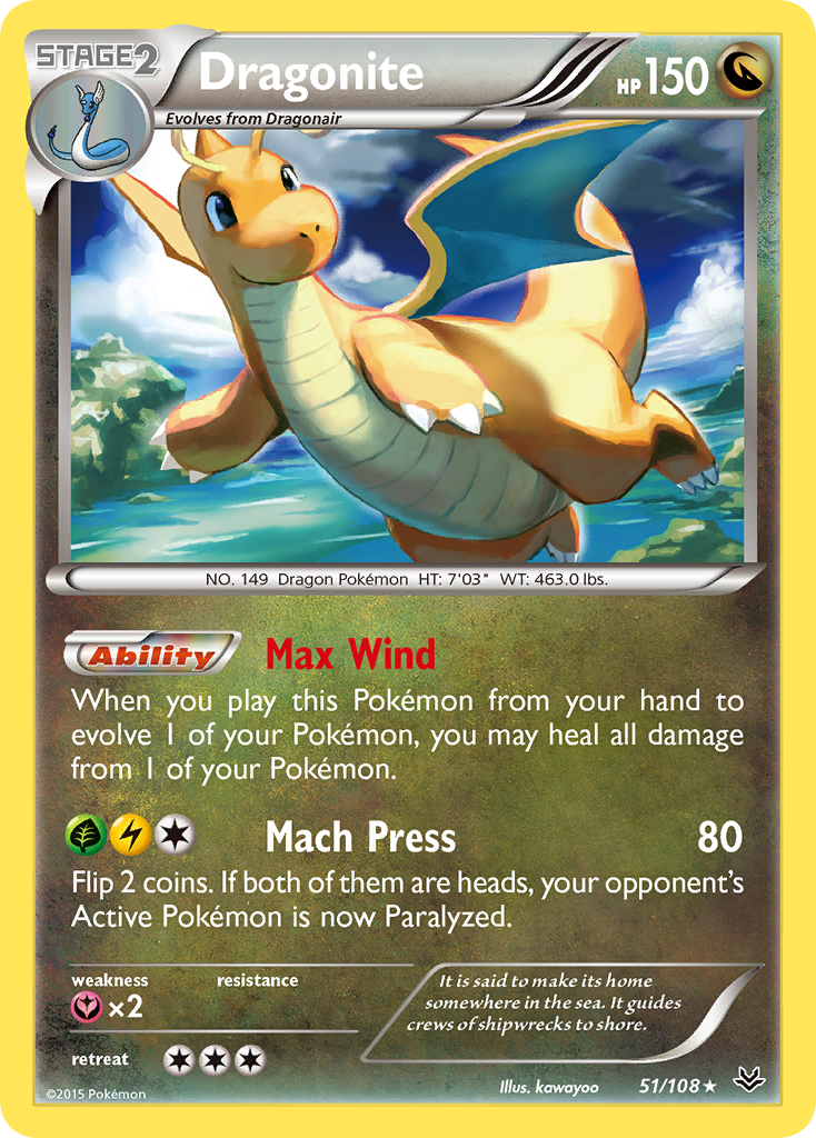 Dragonite (51/108) [XY: Roaring Skies] | Clutch Gaming