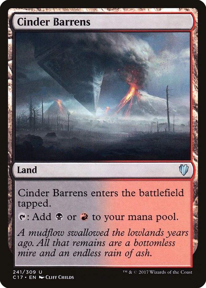 Cinder Barrens [Commander 2017] | Clutch Gaming