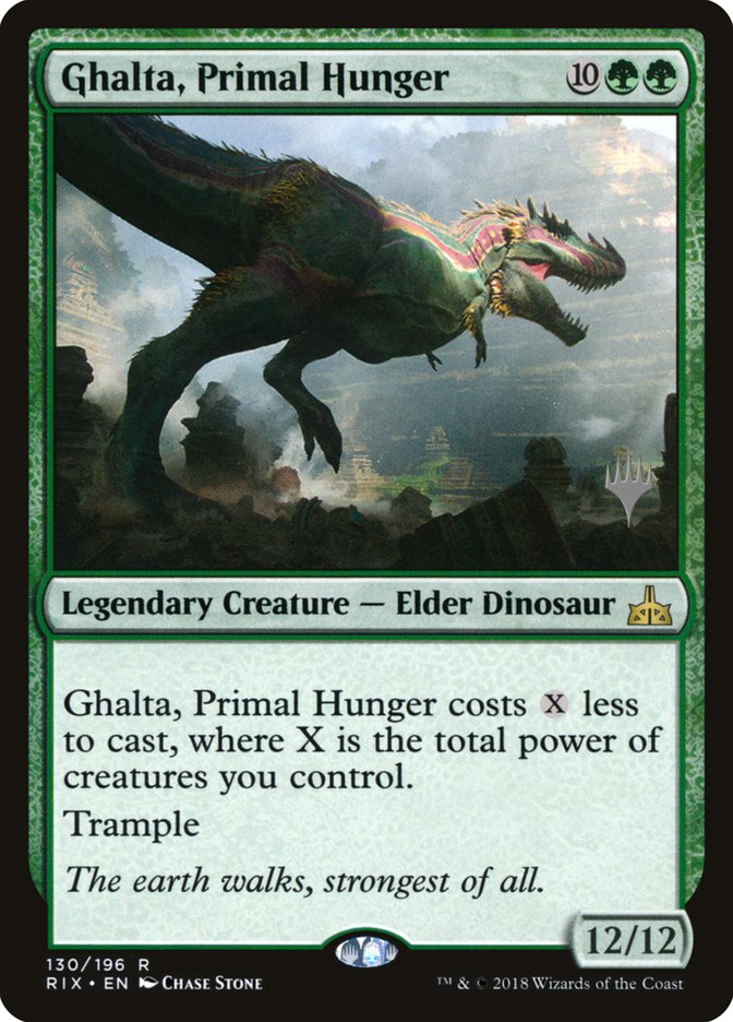 Ghalta, Primal Hunger (Promo Pack) [Rivals of Ixalan Promos] | Clutch Gaming