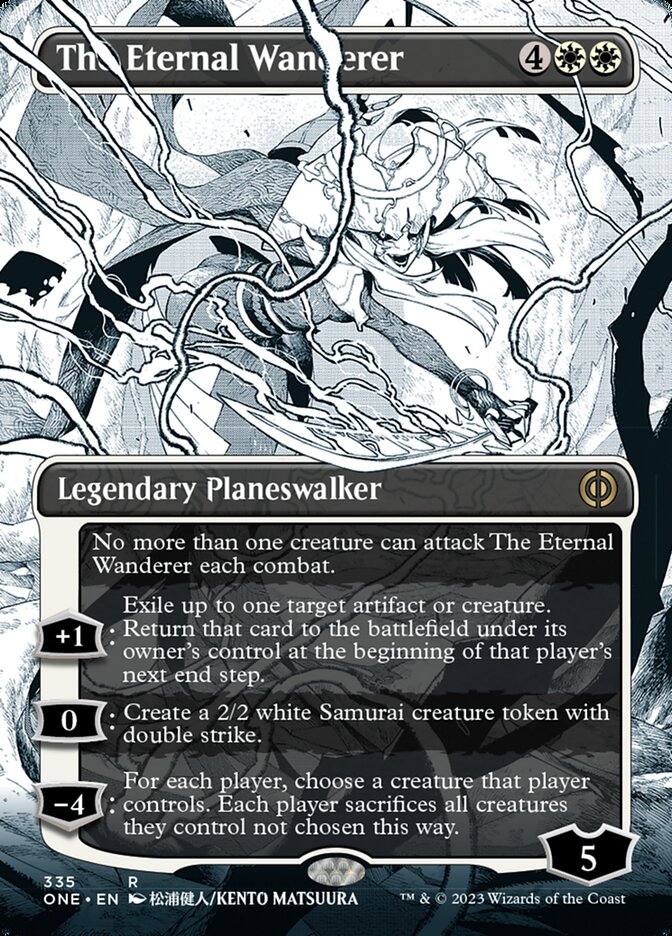 The Eternal Wanderer (Borderless Manga) [Phyrexia: All Will Be One] | Clutch Gaming