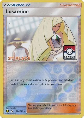 Lusamine (153a/156) (League Challenge Alt Art 3rd Place) [Sun & Moon: Ultra Prism] | Clutch Gaming