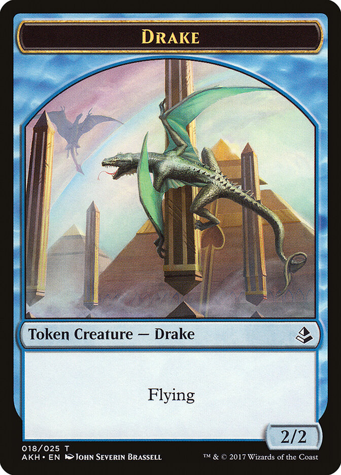 Angel of Sanctions // Drake Double-Sided Token [Amonkhet Tokens] | Clutch Gaming