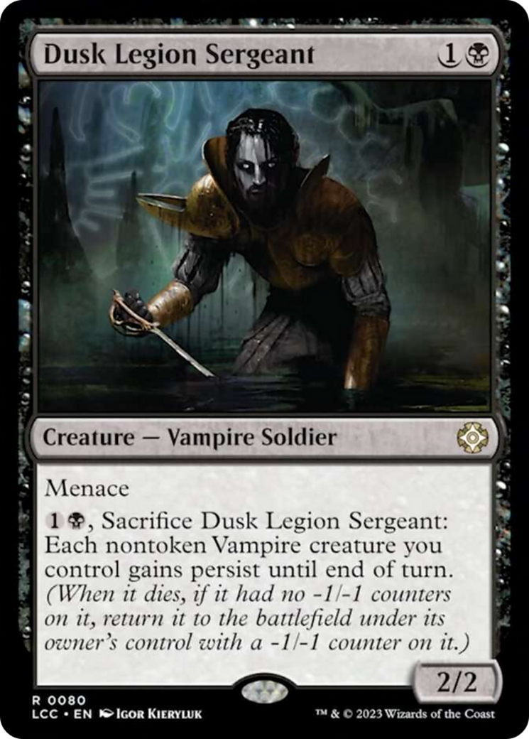 Dusk Legion Sergeant [The Lost Caverns of Ixalan Commander] | Clutch Gaming