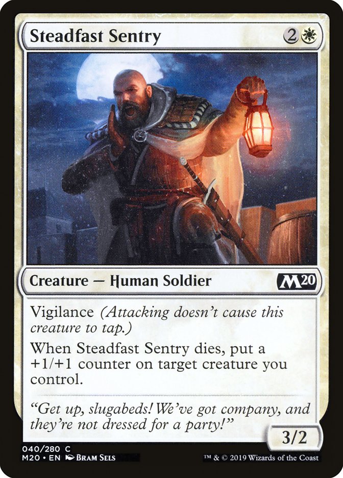 Steadfast Sentry [Core Set 2020] | Clutch Gaming