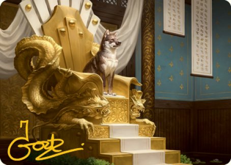 Yoshimaru, Ever Faithful Art Card (Gold-Stamped Signature) [Kamigawa: Neon Dynasty Art Series] | Clutch Gaming