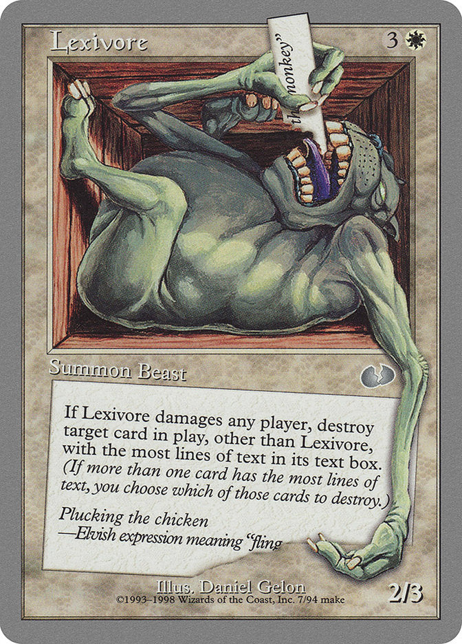 Lexivore [Unglued] | Clutch Gaming