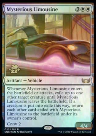 Mysterious Limousine [Streets of New Capenna Prerelease Promos] | Clutch Gaming