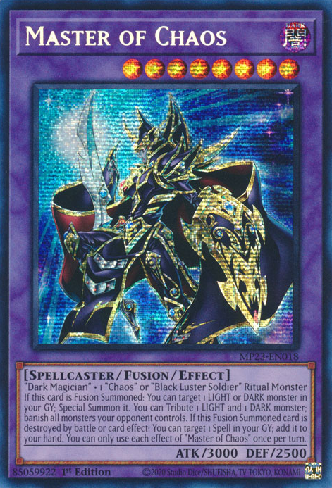 Master of Chaos [MP23-EN018] Prismatic Secret Rare | Clutch Gaming