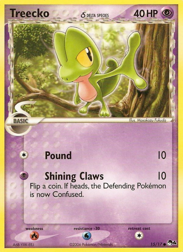 Treecko (15/17) (Delta Species) [POP Series 4] | Clutch Gaming