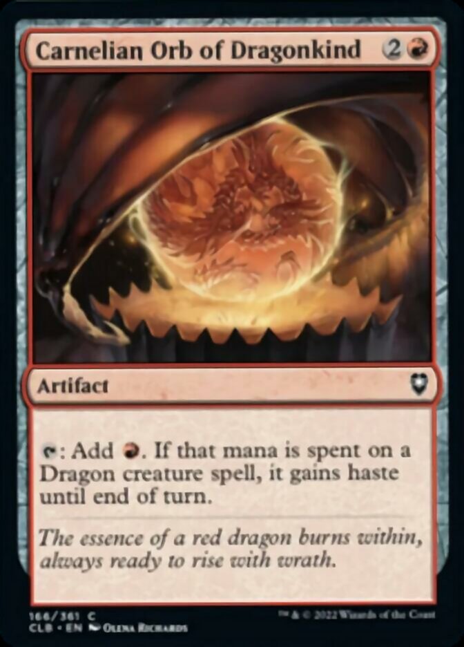 Carnelian Orb of Dragonkind [Commander Legends: Battle for Baldur's Gate] | Clutch Gaming