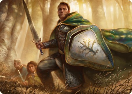 Boromir, Warden of the Tower Art Card [The Lord of the Rings: Tales of Middle-earth Art Series] | Clutch Gaming