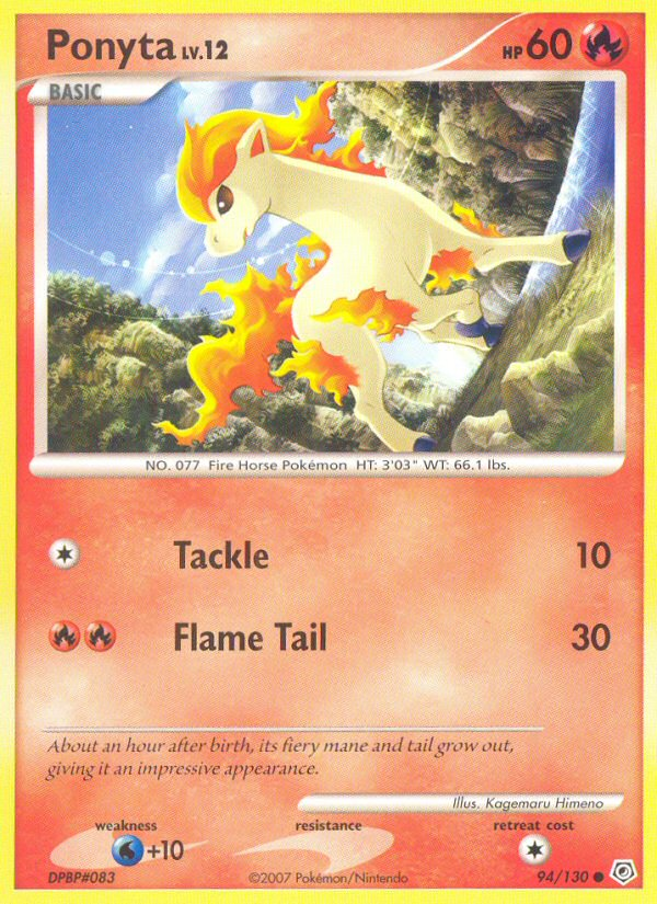 Ponyta (94/130) [Diamond & Pearl: Base Set] | Clutch Gaming