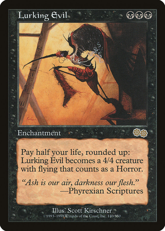 Lurking Evil [Urza's Saga] | Clutch Gaming