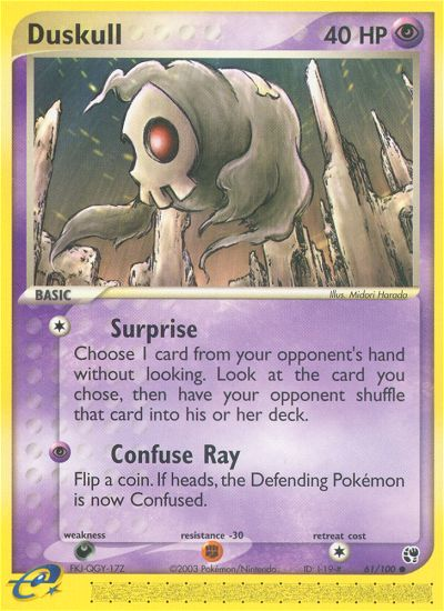 Duskull (61/100) [EX: Sandstorm] | Clutch Gaming