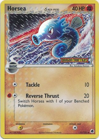 Horsea (31/101) (Delta Species) (Stamped) [EX: Dragon Frontiers] | Clutch Gaming