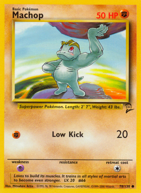 Machop (78/130) [Base Set 2] | Clutch Gaming