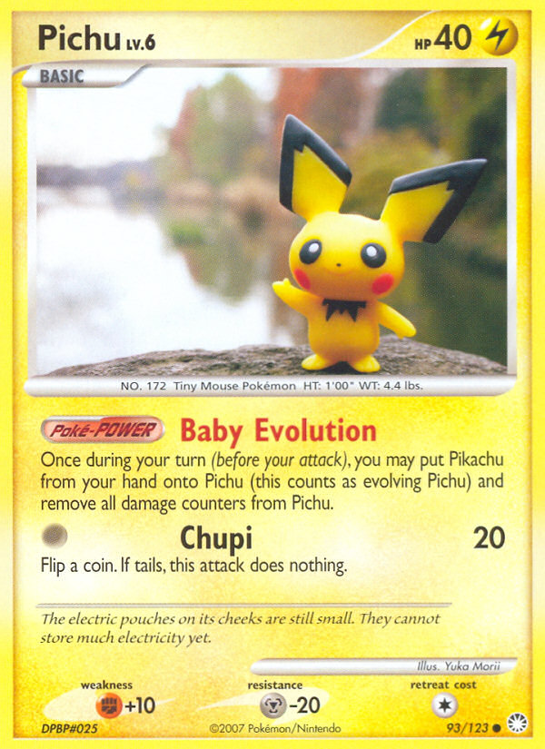 Pichu (93/123) [Diamond & Pearl: Mysterious Treasures] | Clutch Gaming