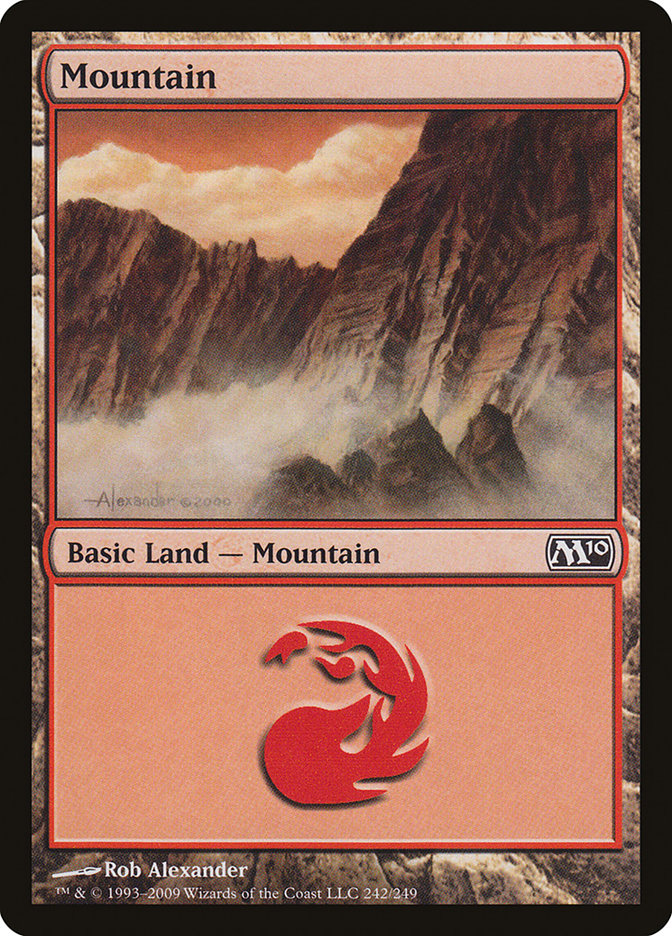 Mountain (242) [Magic 2010] | Clutch Gaming