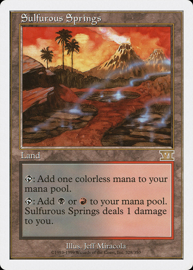 Sulfurous Springs [Classic Sixth Edition] | Clutch Gaming