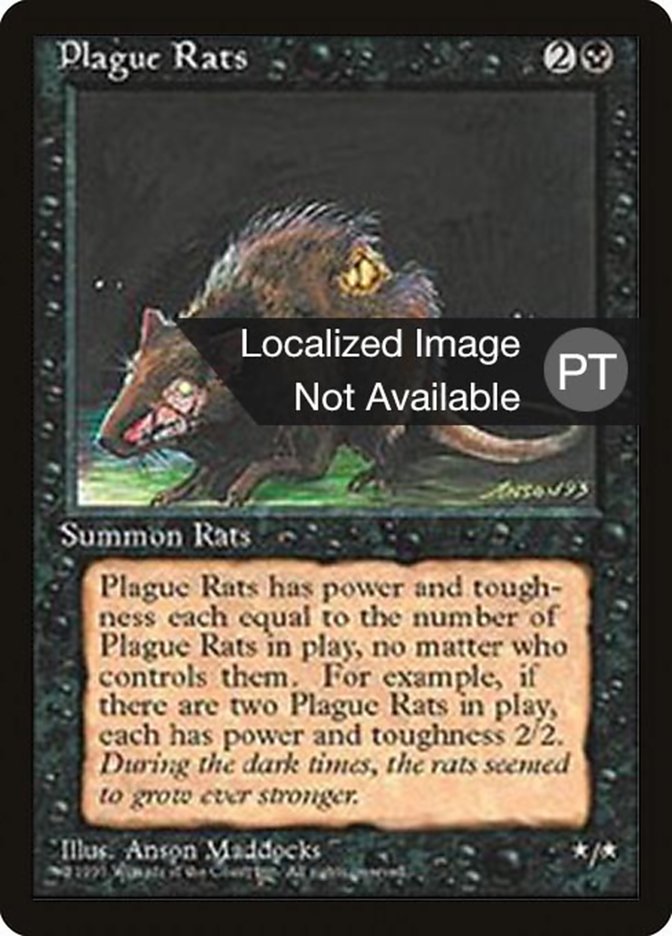 Plague Rats [Fourth Edition (Foreign Black Border)] | Clutch Gaming