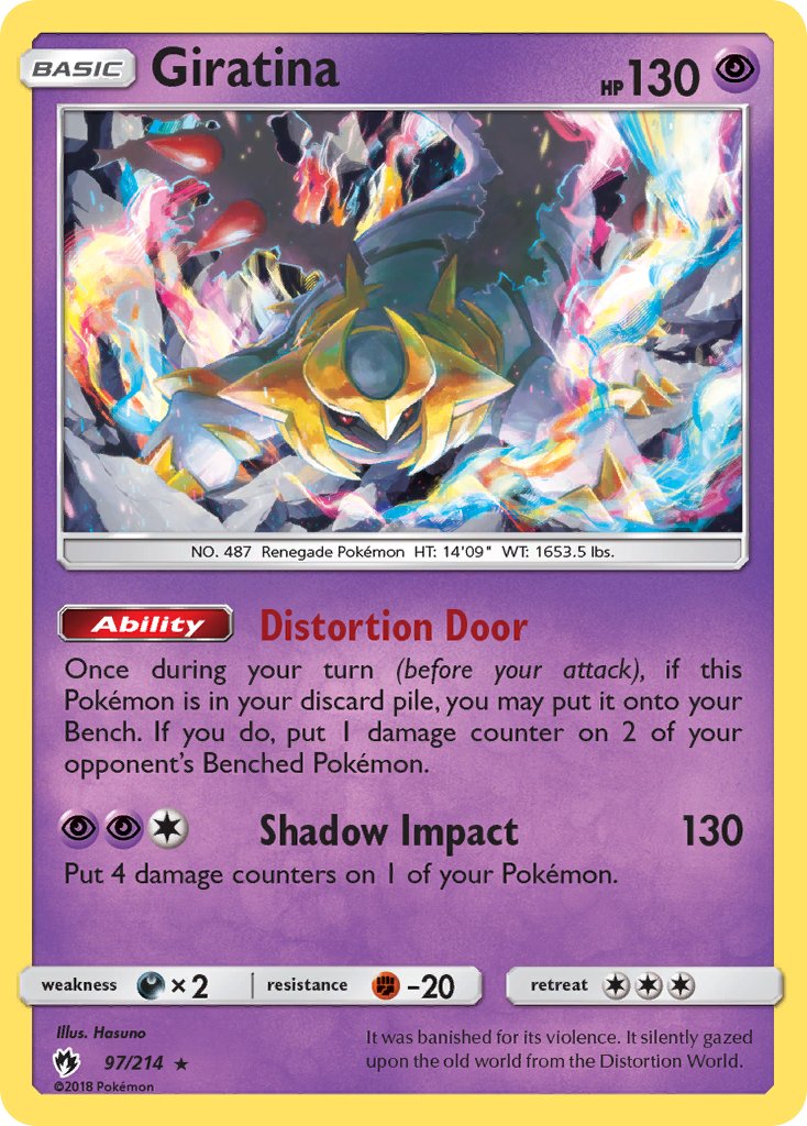 Giratina (97/214) (Theme Deck Exclusive) [Sun & Moon: Lost Thunder] | Clutch Gaming