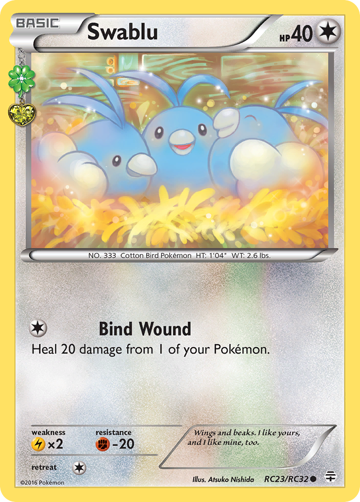 Swablu (RC23/RC32) [XY: Generations] | Clutch Gaming