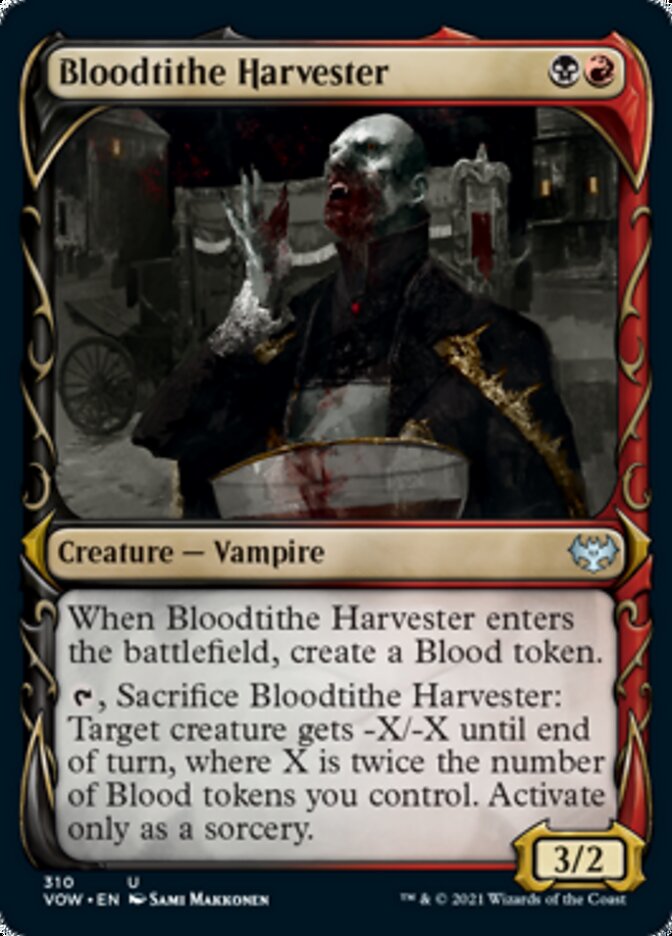 Bloodtithe Harvester (Showcase Fang Frame) [Innistrad: Crimson Vow] | Clutch Gaming