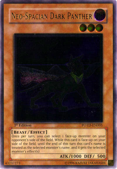 Neo-Spacian Dark Panther [POTD-EN005] Ultimate Rare | Clutch Gaming