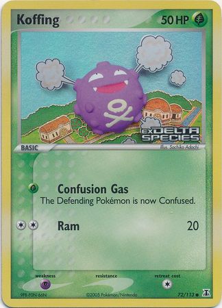 Koffing (72/113) (Stamped) [EX: Delta Species] | Clutch Gaming