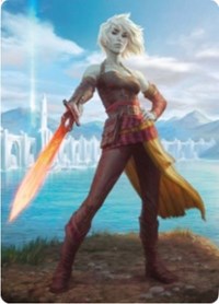 Nahiri, Heir of the Ancients 1 Art Card [Zendikar Rising Art Series] | Clutch Gaming