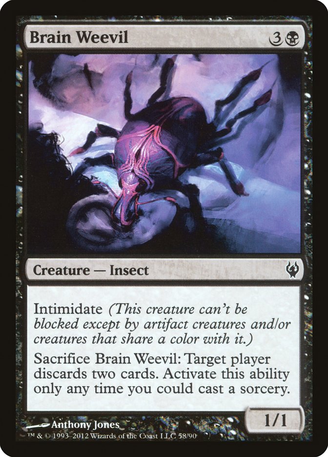 Brain Weevil [Duel Decks: Izzet vs. Golgari] | Clutch Gaming