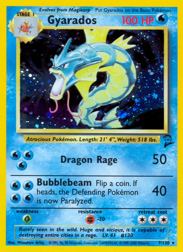 Gyarados (7/130) [Base Set 2] | Clutch Gaming