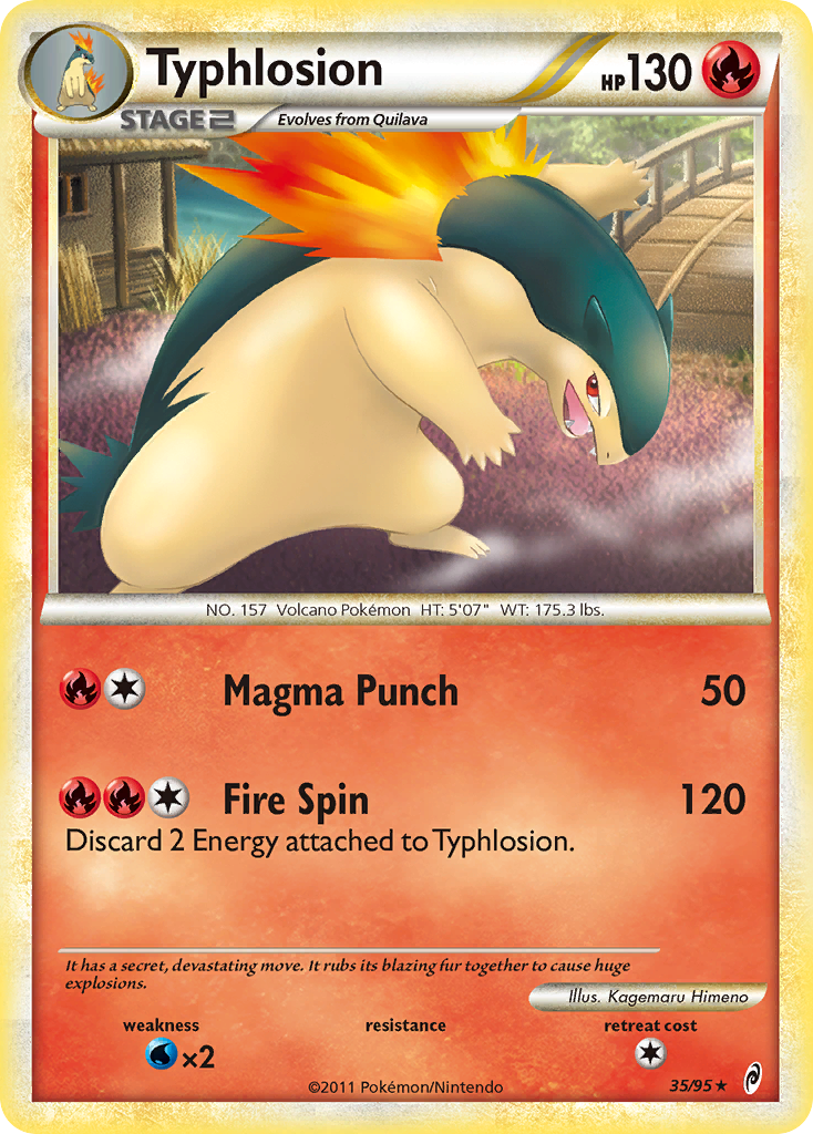 Typhlosion (35/95) [HeartGold & SoulSilver: Call of Legends] | Clutch Gaming