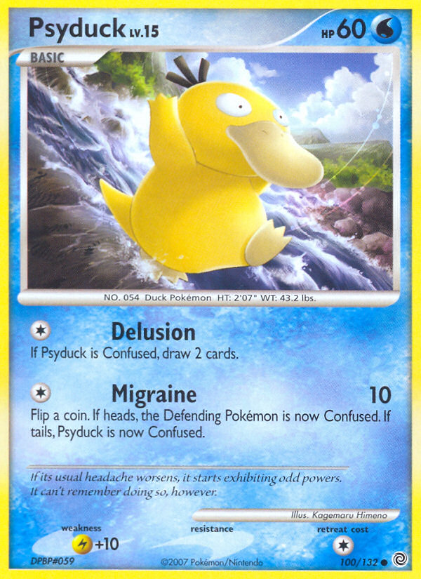 Psyduck (100/132) [Diamond & Pearl: Secret Wonders] | Clutch Gaming