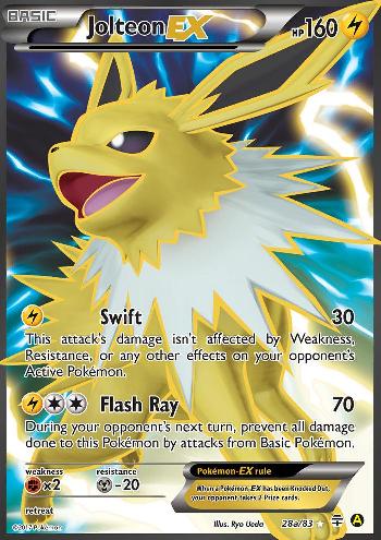 Jolteon EX (28a/83) (Alternate Art Promo) [XY: Generations] | Clutch Gaming