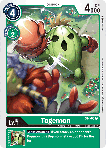 Togemon [ST4-06] [Starter Deck: Giga Green] | Clutch Gaming