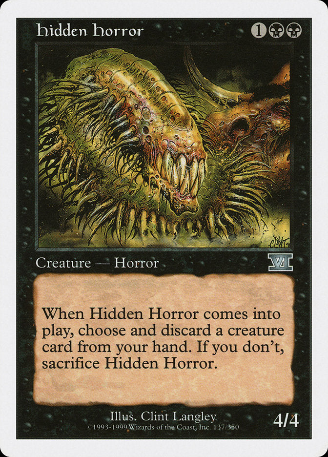 Hidden Horror [Classic Sixth Edition] | Clutch Gaming