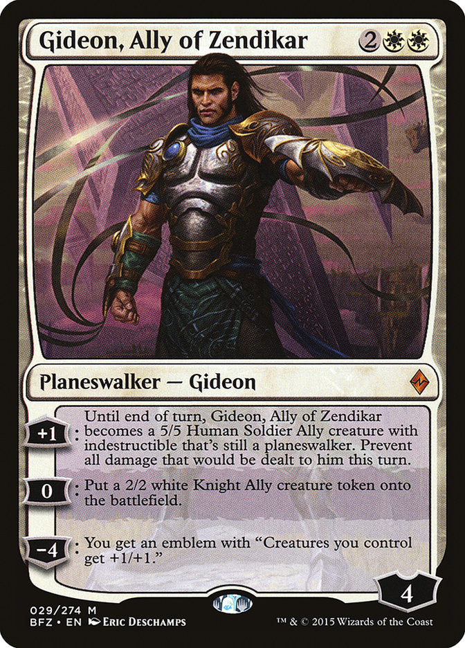 Gideon, Ally of Zendikar [Battle for Zendikar] | Clutch Gaming