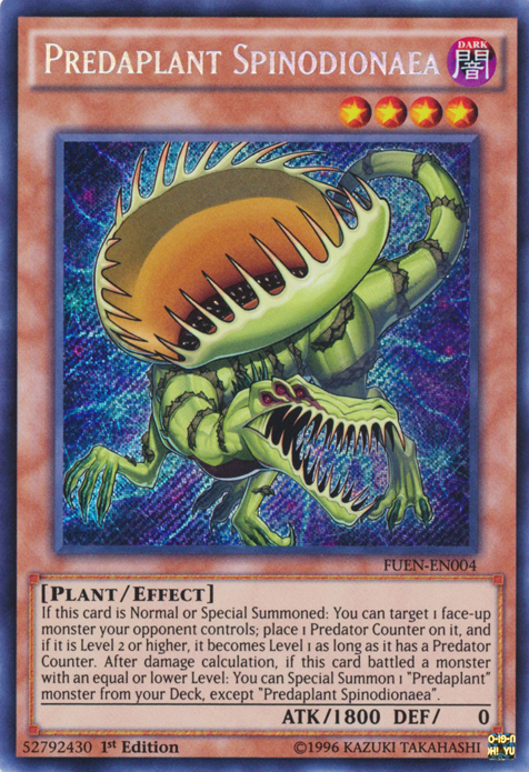 Predaplant Spinodionaea [FUEN-EN004] Secret Rare | Clutch Gaming