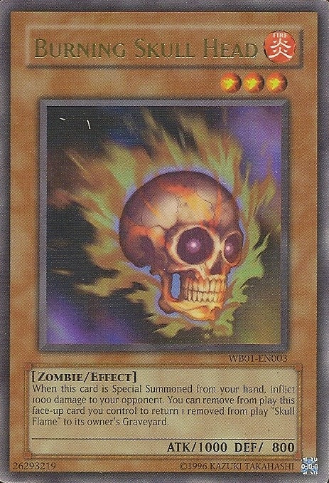 Burning Skull Head [WB01-EN003] Super Rare | Clutch Gaming