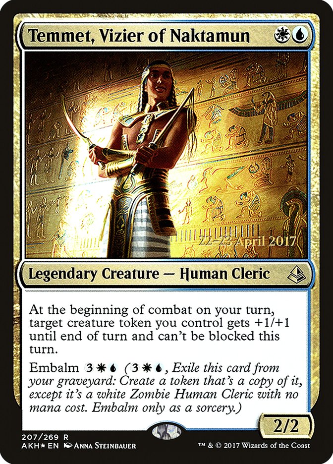 Temmet, Vizier of Naktamun [Amonkhet Prerelease Promos] | Clutch Gaming