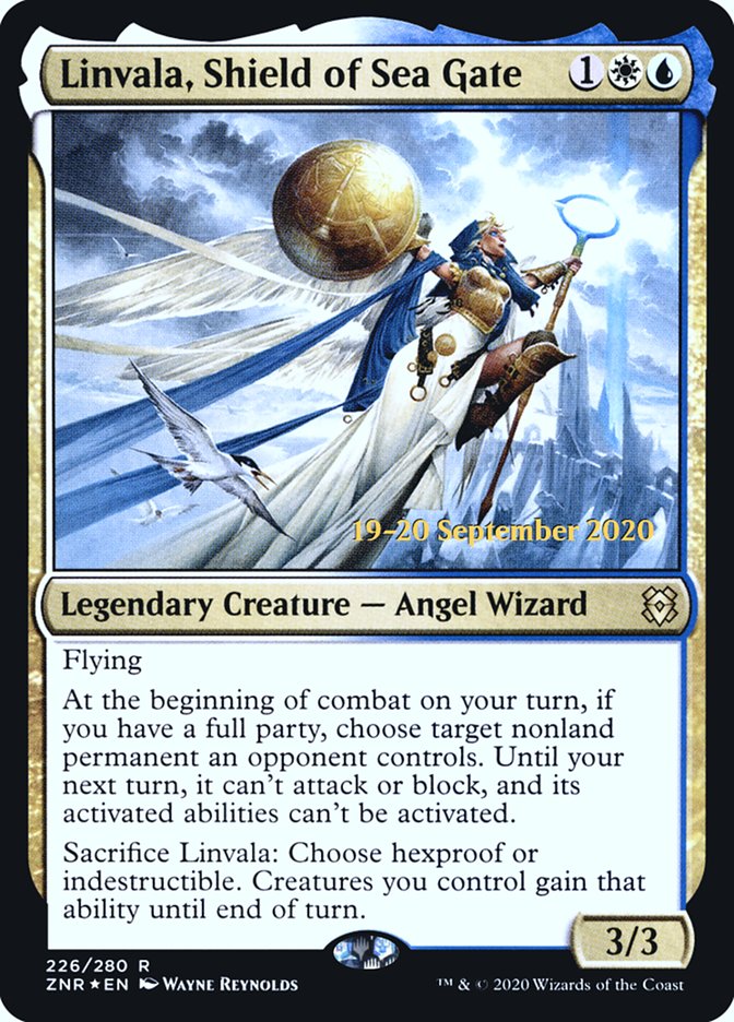 Linvala, Shield of Sea Gate [Zendikar Rising Prerelease Promos] | Clutch Gaming