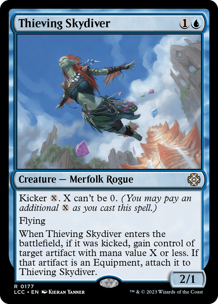 Thieving Skydiver [The Lost Caverns of Ixalan Commander] | Clutch Gaming