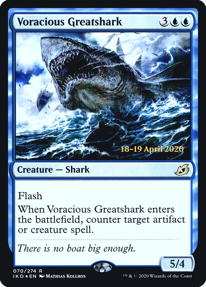 Voracious Greatshark [Ikoria: Lair of Behemoths Prerelease Promos] | Clutch Gaming