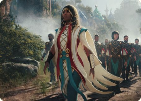 Queen Kayla bin-Kroog Art Card [The Brothers' War Art Series] | Clutch Gaming